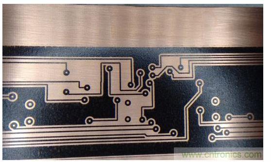 成功的碳粉轉印。