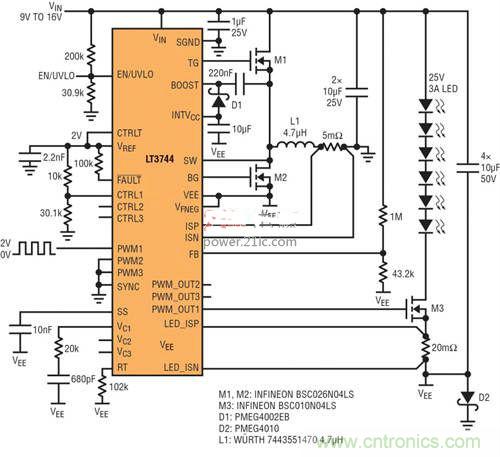 限制功率損耗？把同步降壓LED驅(qū)動(dòng)器當(dāng)成升壓轉(zhuǎn)換器行不行？