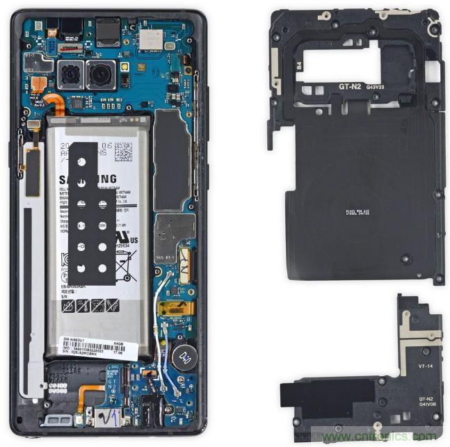 三星Note 8拆解，模塊化+分離式設計成趨勢？