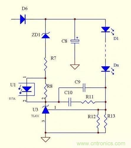 LED驅動電源：3個電路巧妙利用TL431來恒流！