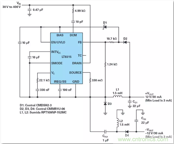 這是真的嗎？采用單IC也能構(gòu)建緊湊、高效的雙極性穩(wěn)壓器？