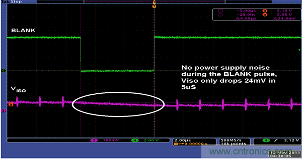 利用isoPower器件屏蔽電源，從而提高精度