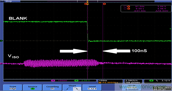 利用isoPower器件屏蔽電源，從而提高精度