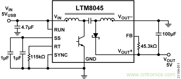 USB供電、915MHz ISM無線電頻段、具有過溫管理功能的1W功率放大器