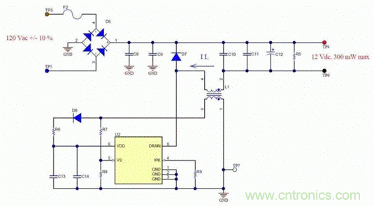 倒置降壓器怎樣解決交流電源非隔離反激器的拓撲選擇？