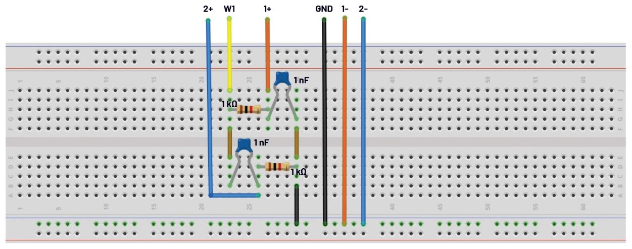 學子專區 － ADALM2000實驗：多相濾波電路